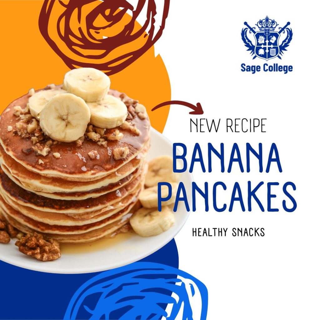 HEALTHY SNACKS: BANANA PANCAKES RECIPE